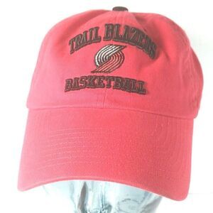 Red Trail Blazers NBA Basket Ball Hat Cap One Size Fits All